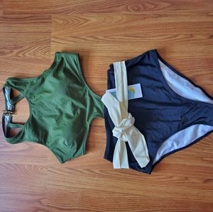 Cupshe onepiece size small bathing suit